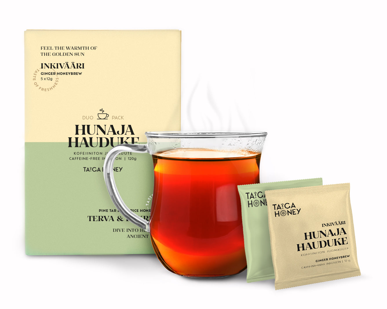 Hunajahauduke Duo Pack: Inkivääri + Terva & Lakritsi 10 x 10 kpl