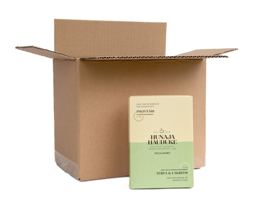 Honey Infusion Duo Pack: Ginger + Tar &amp; Licorice 10 x 10 pcs