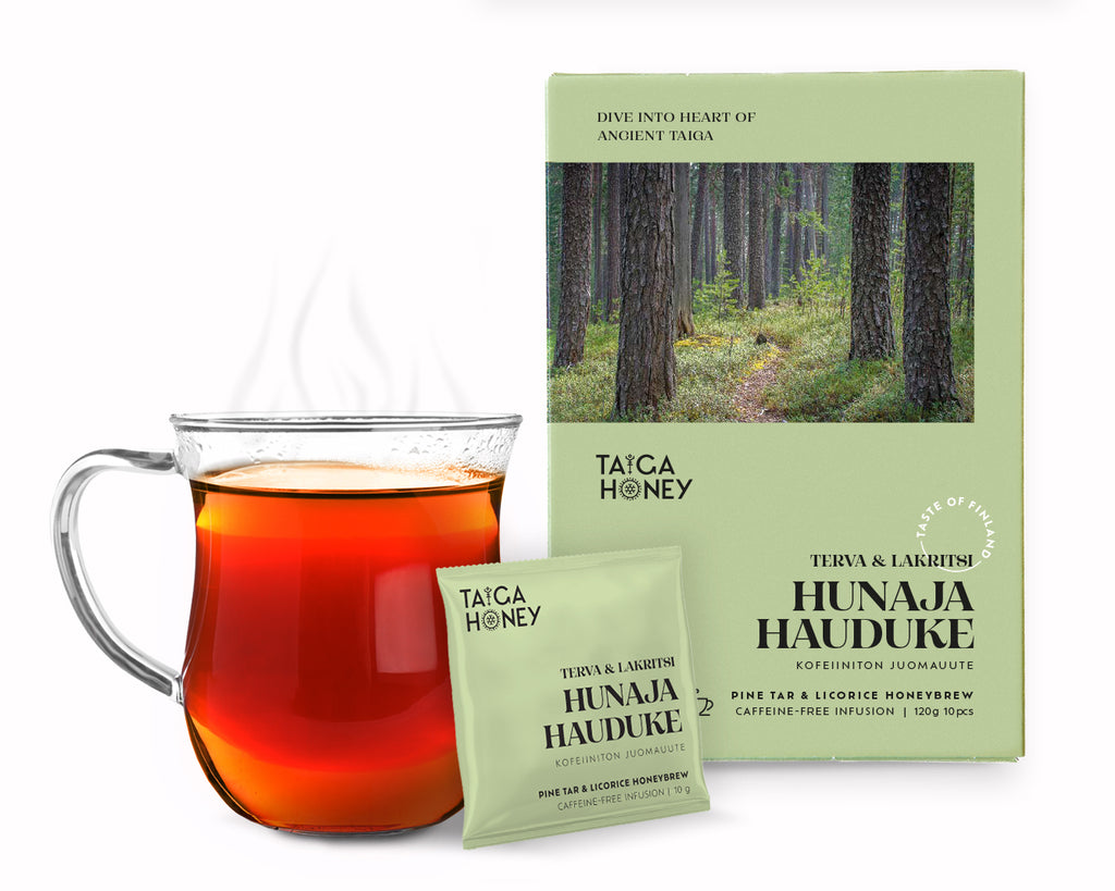 Hunajahauduke lahjapakkaus: Terva & Lakritsi 10 x 10 kpl